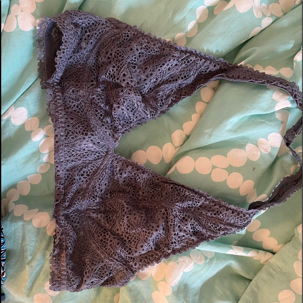 Gray bralette